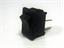 Miniature Rocker Switch • Form : SPST-(1)-0 • 6A-250 VAC • PCB Str • 19x13mm • Black Curved Actuator • Marking : None [MR2149-C2BB]