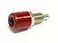 BANANA SOCKET PANEL MOUNT LONG SHANK 4MM 16A 60VDC [RC11 RED]