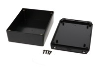 Enclosure Plastic Black 121X94X30 With Flanged Lid [1591XXGFLBK]