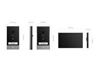 EZVIZ Smart Home Video Doorphone 3MP, Outdoor Doorbell 2mm Lens (MAX6M IR), 1/2.7” CMOS, H2.65, 2D/3D DNR, Smart Human Motion Detection, Two Way Talk , Live View, 7" Colour Touch Screen, Waterproof, WiFi, Supports Smart RFID Entry, DC24V/1A [EZVIZ CS-HP7-R105-1W2TFC]