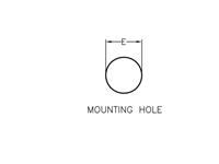 Mounting Button White Board Thickness 3-4mm Mounting Hole 3.3-3.6mm H=10.8mm Flat Dome [MB-2]