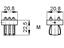 10A 48V Male Heavy Duty Power Connector with 6 Contacts and Copper Alloy contact material [10488100]