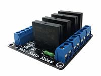 4 CHANNEL 5V OMRON SOLID STATE RELAY MODULE BOARD. CONTROL I/P 2.5-20V O/P 240V 2A PER/CH [BSK SOLID STATE RELAY BRD 4CH 5V]