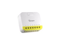 ZIGBEE 3.0 Dual‑Gang Smart Switch with no Neutral Required, 2× 8 A Outputs (12 A Total), External Switch Support, Compact Install Behind Wall Switch. Requires a ZIGBEE Hub [SONOFF MINI-ZB2GS-L MINI DUO-L 2]