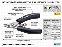 Micro Cutting Nipper 90mm 4" {SCT501A} [PRK 1PK-501A]