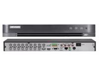 Hikvision 16CH TurboHD4  DVR, H.265+/H.265/H.264+/H.264, HDTVI/AHD/CVI/CVBS, 3MP/1080plite/720plite/VGA/WD1/4CIF/CIF, VIDEO I/P 16xBNC, 32Kbps-6Mbps, 2xSATA, 2xUSB 2.0, 1xUSB 3.0, HDMI, VGA, LAN, 1xRCA I/P & O/P, 1xGND, Up to 6TB CAP per disk. [HKV DS-7216HQHI-K2]