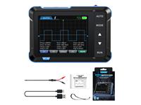 DSO-153 is a 3-IN-1 Handheld Digital Oscilloscope+ Waveform Generator. It has a Single Channel Oscilloscope with a 1MHz Bandwidth and 5MSA/S Sampling Rate and a 10KHz Sine Wave Generator [FNIRSI DSO153 ONE CH 1MHZ]