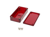 Polycarb Enclosure 100 X 50 X 21MM IR Red [1591ATRD]