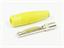 BANANA PLUG 4MM SCREW TYPE [VON20 YELLOW]