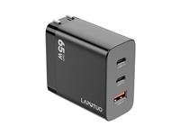 FAST 65W(TESTED) WALL CHARGER, 3XOUTPUT PORTS 1XUSB & 2XTYPE-C, INPUT:100-240V 50/60HZ 1.5A.CAN BE USED WITH FNIRSI PRODUCTS-NOT DPS150U PSU [BDD/FNIRSI PD65 FAST 65W CHARGER]