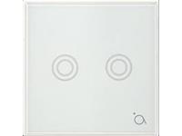 Airlive Smart Life IoT , Z-Wave Plus, Home Automation, Dual Touch, Dual Relay , Wall Mount Touch Switch. Nb : Wiring Of This Unit Requires A Neutral Line. [AIRLIVE DUAL WALL SWITCH SA-105]