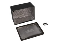 Diecast Aluminium Enclosure Black 115 x 90 x 51mm Liquid Resistant IP66 [1550WCBK]