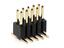 10 way 1.27mm PCB SMD DIL Pin Header Double Row and Gold plated pins [507100]