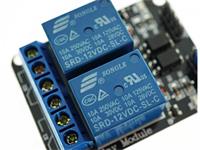 Compatible with Arduino 5V/10A 2CH Relay Module with N/O and N/C Contacts with Opto Isolated I/P [BDD RELAY BOARD 2CH 5V]