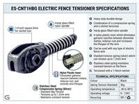 Hybrid Compression Spring 1G, Tensioned with a 1/4inch Ratchet, UV Stabilised Plastic Inner with Glass Filled Nylon Spindle [EF ES-CNT1HBG]