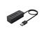 4 PORT USB3.0 HUB BLACK [ORICO W5P-U3-030-BK-BP]