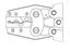 Crimper Non-insulatd Terminals (DIN: 1,5 / 2,5 / 6 / 10 & 16mm2) (JIS: 1,25 / 2 / 5,5 /8 & 14mm2) [HT504]