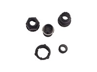 Circular Connector Plastic IP67 Waterproof Bayonet Lock Male Cable End Plug 4 Pole 5A/250VAC 4,5-6,5mm Cable OD -40 - 105° [DF04MCC-KLS7001]