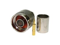 N 50R Plug I/L Crimp For LMR400 Cable [53S101-LMR400]