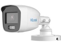 HiLook ColorVu Mini Bullet Camera 2MP 2.8mm Lens, Up to 20m IR , 24/7 Color Imaging with F1.0 Aperture, Digital WDR, STD/HIGH-SAT/HIGHLIGHT, 3D DNR/2D DNR, Switchable TVI/AHD/CVI/CVBS, DWDR, BLC, HLC, Global, PAL/NTSC, 12VDC ± 25% Max 2.4W, IP66 [HLK THC-B129-P 2.8MM]