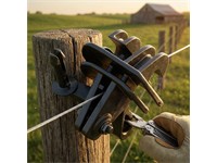 Picket Insulator - Insulator - Picket - Black - Clip {EI-PI} [EF EI-PI]