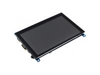 5Inch Capacitive Touch Screen LCD (H), 800×480, HDMI. Supports: Raspbian, 5-Points Touch, Ubuntu / Kali / WIN10 IoT, Single Point Touch, Retropie-all Driver Free [WVS 5IN CAP TOUCH DISPL 800X480]