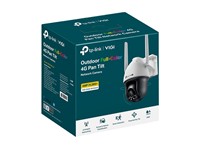 TP-Link VIGI Full-Color Outdoor 4G PAN Tilt Network Camera 4MP 4mm LENS , 1/3” CMOS , 30m IR , MAX RES:2560x1440, DWDR, H2.65+, BLC/3D DNR/HLC/SmarT IR, 3D DNR, 1xRJ45 10/100M, Built-In Microphone & SPKR, ONVIF, PSU:12VDC, IP66 [TP-LINK VIGI C540-4G 4MM]