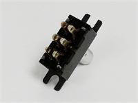 8mm Long Slide Switch with Aluminium Round Lever and DPDT(6P) [SLIDE SWITCH35B]