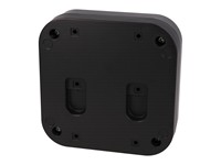 Enclosure FRABS Plastic 120x120x45mm Black IP54 Desktop/Wall Mount/IoT Indoor (Flame Retardant) [1556DBK]
