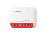 A Compact ZIGBEE 3.0 Curtain/Roller Shutter Controller for 100–240 V Motor Loads up to 1 A, Enabling Precise Percentage Positioning, Scheduling, Calibration, ZIGBEE Mesh Repeater Support, and Hub‑Based APP/Automation Control. Needs a ZIGBEE Hub [SONOFF MINI-ZBRBS CURTAIN SWITCH]