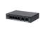 Dahua 6 Port Cloud Managed Desktop Switch with 4 Port POE, 4 x RJ45 10/100Mbps & 2xRJ45 10/100/1000 Mbps (Uplink Port), Port-Based VLAN, MAC Table Size:8K , Switching Capacity:4.8Gbps, PoE Power:Port1≤60W, Port 2-4≤30W, Total≤60W, PSU:53VDC1.226A [DHA CS4006-4ET-60]