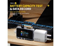 FNIRSI® FNAC-28 2-in-1 TYPE-C USB Tester Digital Voltmeter Ammeter Power Bank Charger Measure [FNIRSI FNAC-28 USB DIG VOLT/AMP]