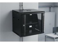 600x500x450mm Fixed Wall Mount Server Cabinet with Fixed shelf and Fan kit [RACK 9U FIXED WALL BOX]