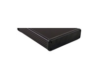 Black Plastic Solid Bezel for 1455N Enclosures- 2/Pack [1455NPLBK]