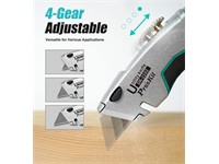 Utility Knife - Aluminium Alloy 158mm - Includes 4 Blades [PRK DK-2102]