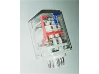 Medium Power 11 Pin Plug-In  Relay w/LED & Test Clip  Form 3C (3c/o) 12VAC Coil 18 Ohm 10A 250VAC/30VDC Contacts [903-AC12V]