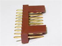 2.54mm Crimp Wafer in Brown • with Friction Lock • 10 way in Single Row • Straight Pins [CX4030-10A MOLEX]