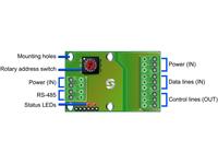 WIEGAND TO RS485 CONVERTER BOARD [SSI-301-W]