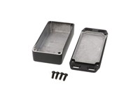 Diecast Aluminium Black Enclosure 100X50X24MM Flanged [1590GFLBK]