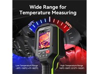Handheld Thermal Camera with 96×96 IR Sensor, –20 °C TO +550 °C Range, Adjustable Emissivity, 2.8″ Color Display, Laser Spot Measurement and Multiple Color Palettes for Precise Diagnostics. [NF-B522 INFRARED THERMAL IMAGER]