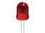 LED DIFF DOME 10MM SUPER BRIGHT RED 1800MCD 660NM 30DEG [L-813SRD-J4]