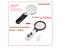 HANDHELD MAGNIFIER  ,OPTICAL GRADE LENS SIZE 90MM , 3D+22MM 45D , LIGHT SOURCE 3PCS LED, Power: 3 x AAA batteries (not included) [CXD409005L]